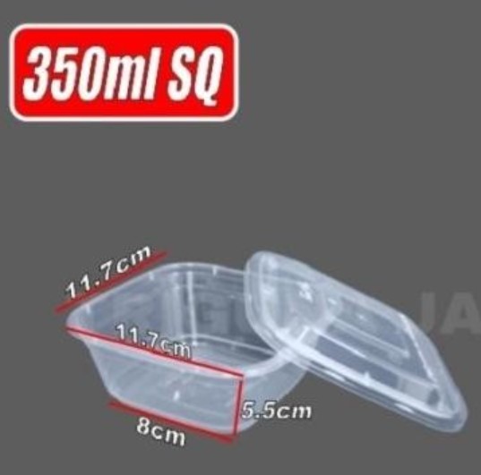 THINWALL VICTORY SQUARE 350ML ISI 25PCS