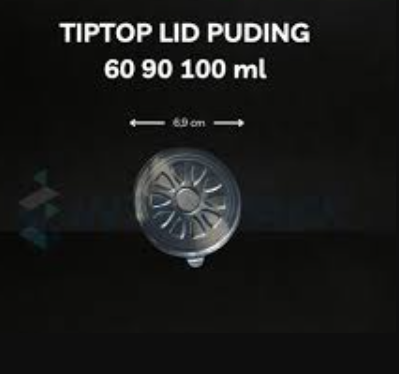 LID TUTUP CUP GELAS AGAR 60/90 ML ISI 50